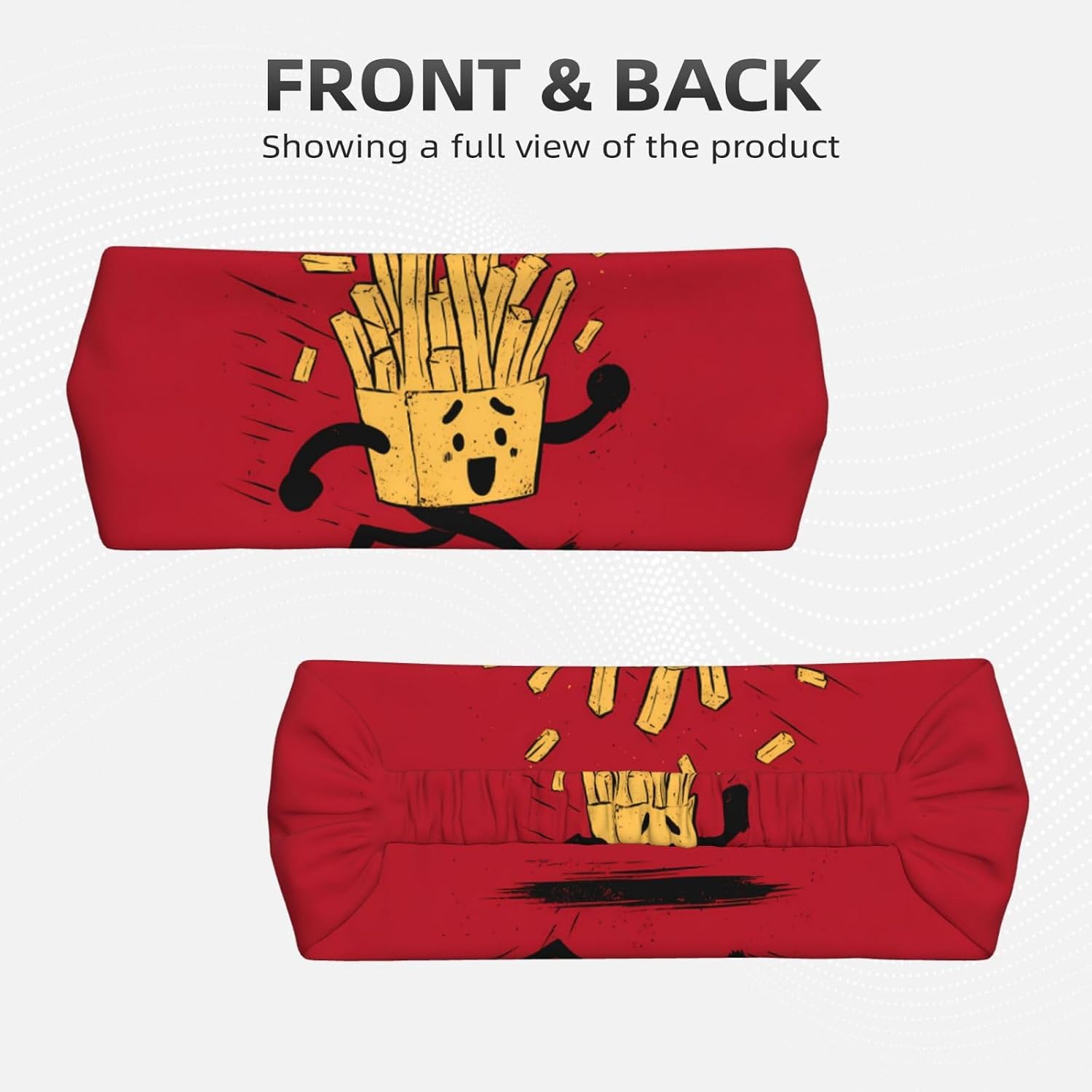 Elastic Sports Headband Hairband WHJSHOP Jumping Fries Picture Athletic Band for Women, Men