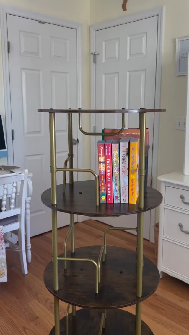 Amazon.com: ALLSTAND 5 Tier Rotating Bookshelf, 360 ° Display