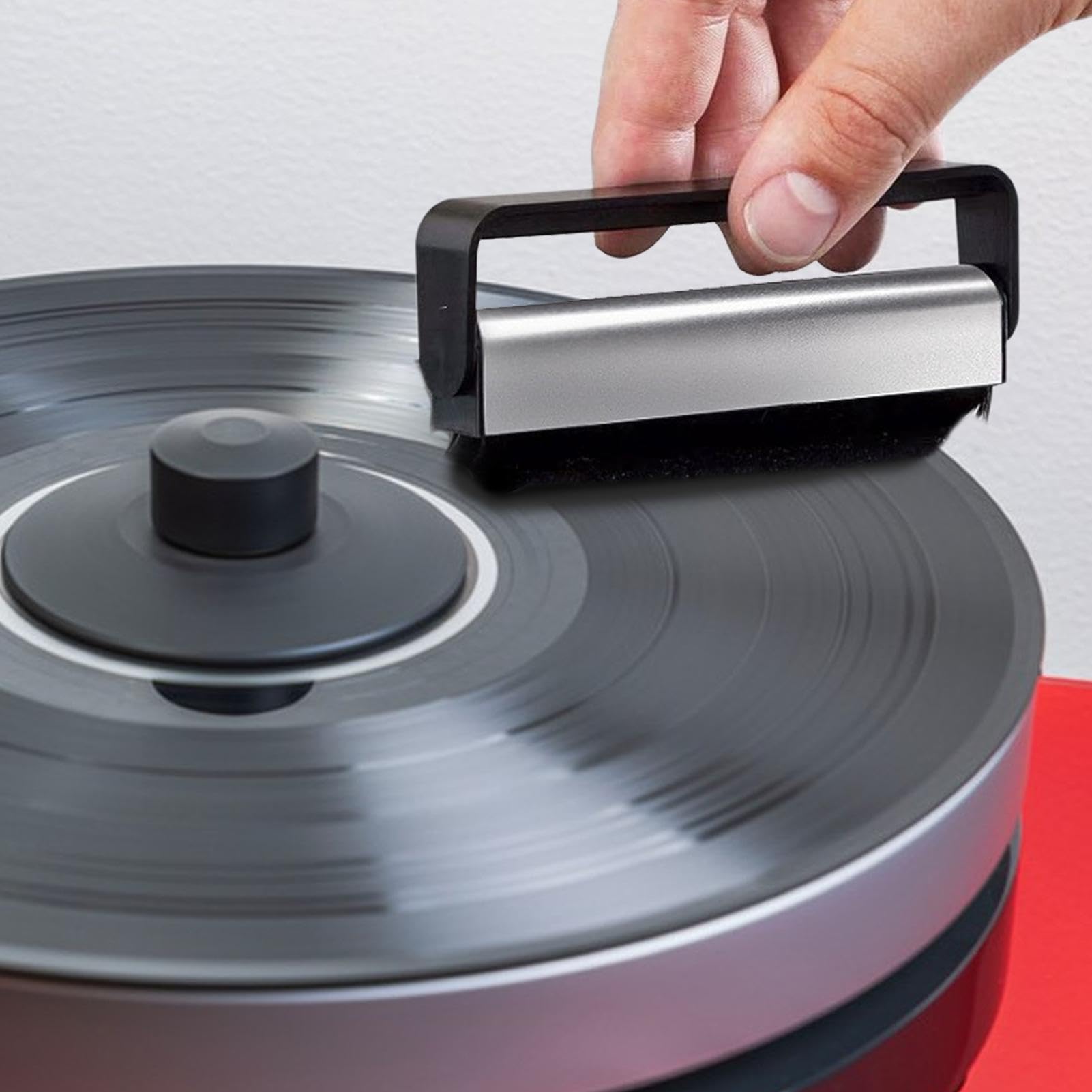 Spazzola Antistatica Per Giradischi - Pulizia Ago In Fibra Di Carbonio - Foto 10