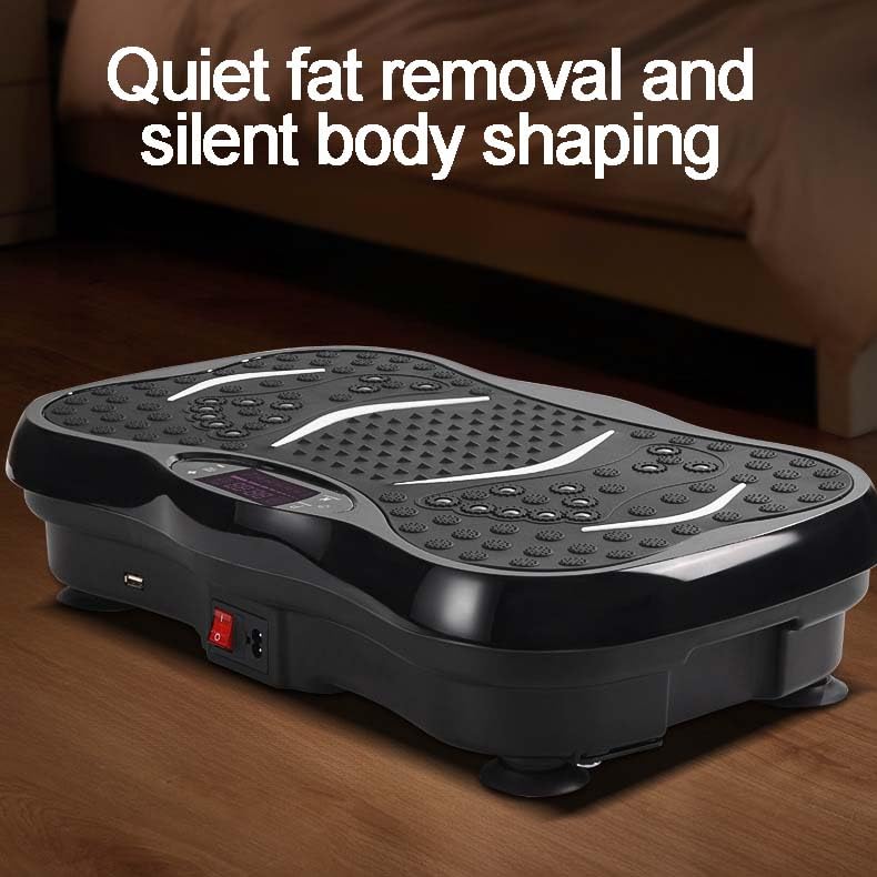 Plataforma vibratoria Shake Plate, capacidad de 800 lb para gimnasio en casa, equipo para entrenamiento de fuerza con agarres antideslizantes para elevaciones de piernas y ejercicios para el core miniatura 4