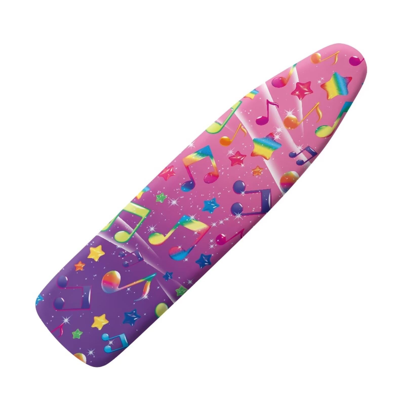 Belidome Colorful Music Notes Iron Board Cover Fits Large Ironing Boards Up To 150 x 55 cm
