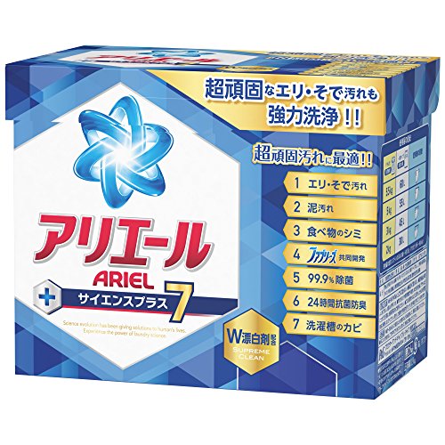 Japan Personal Care - Ariel laundry detergent powder science plus 7 0.9kg *AF27*