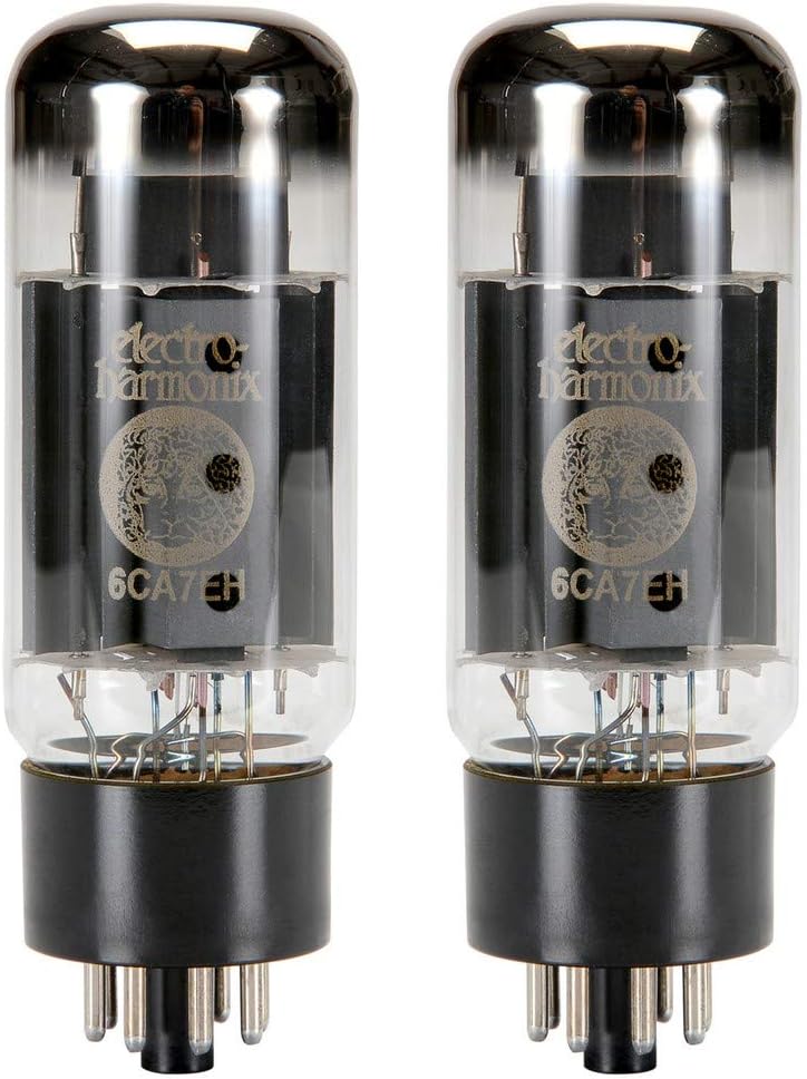 New Matched Pair Electro-Harmonix 6CA7EH EL34 6CA7 Fat Big Bottle Vacuum Tubes