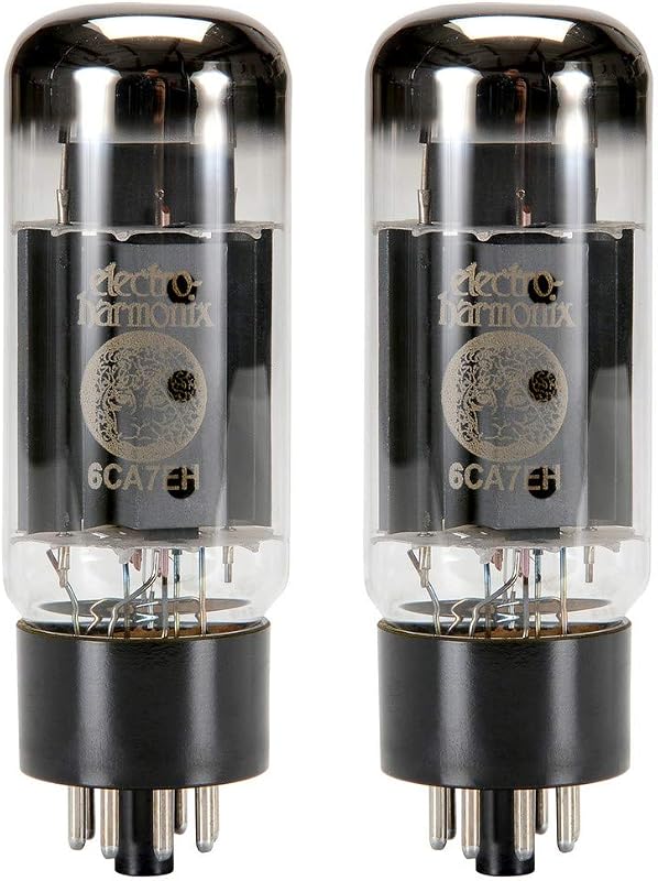 New Matched Pair Electro-Harmonix 6CA7EH EL34 6CA7 Fat Big Bottle Vacuum Tubes