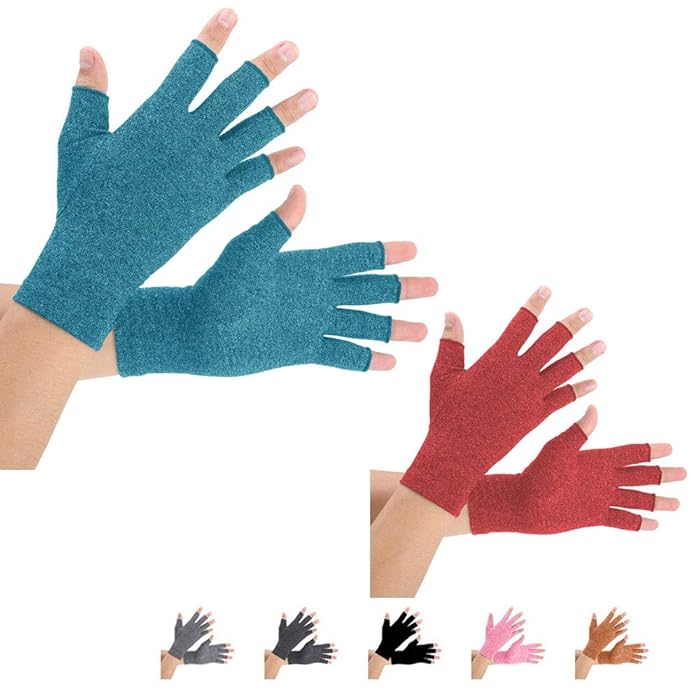 Buy 2 Pairs Arthritis Gloves, Compression Gloves Support and Warmth for