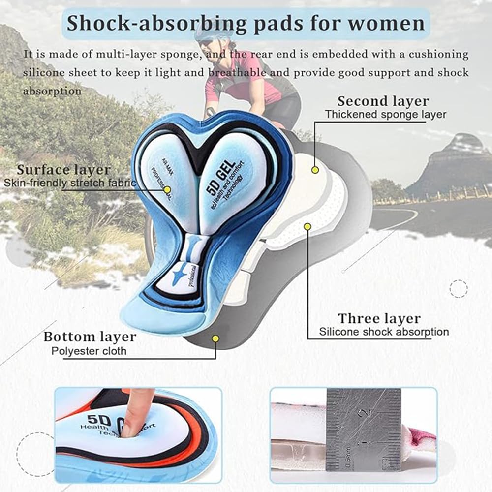 Elastizität 2 In 1 Fahrradrock Damen Fahrradhose Leichtgewicht Fahrrad Frauen Hosenrock Elegant Radlerhose Mit Hose, Hohe Taille Fahrradhose Radrock Outdoor Sportrock Skirt Mit Taschen