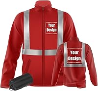 Vista 20 de YOWESHOP La chaqueta reflexiva de la seguridad de la alta visibilidad ligero respirable modifica