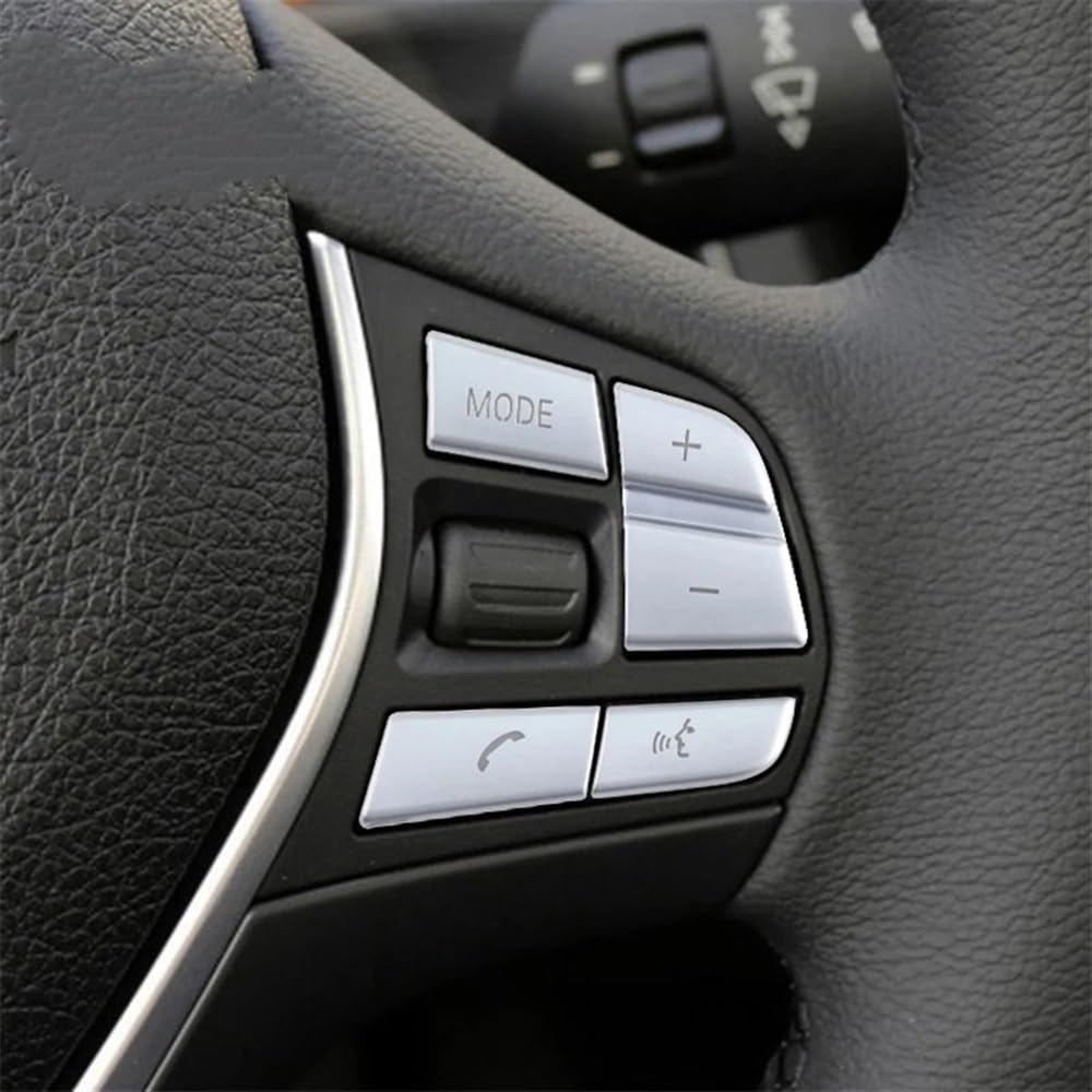 Volante Decorazione Copertura per B&MW 1 2 3 4 Serie 3GT F20 F21 F30 F32 F34 Volante per Auto Interruttore Pulsanti di Controllo Trim Copertura Adesivo Accessori Interni