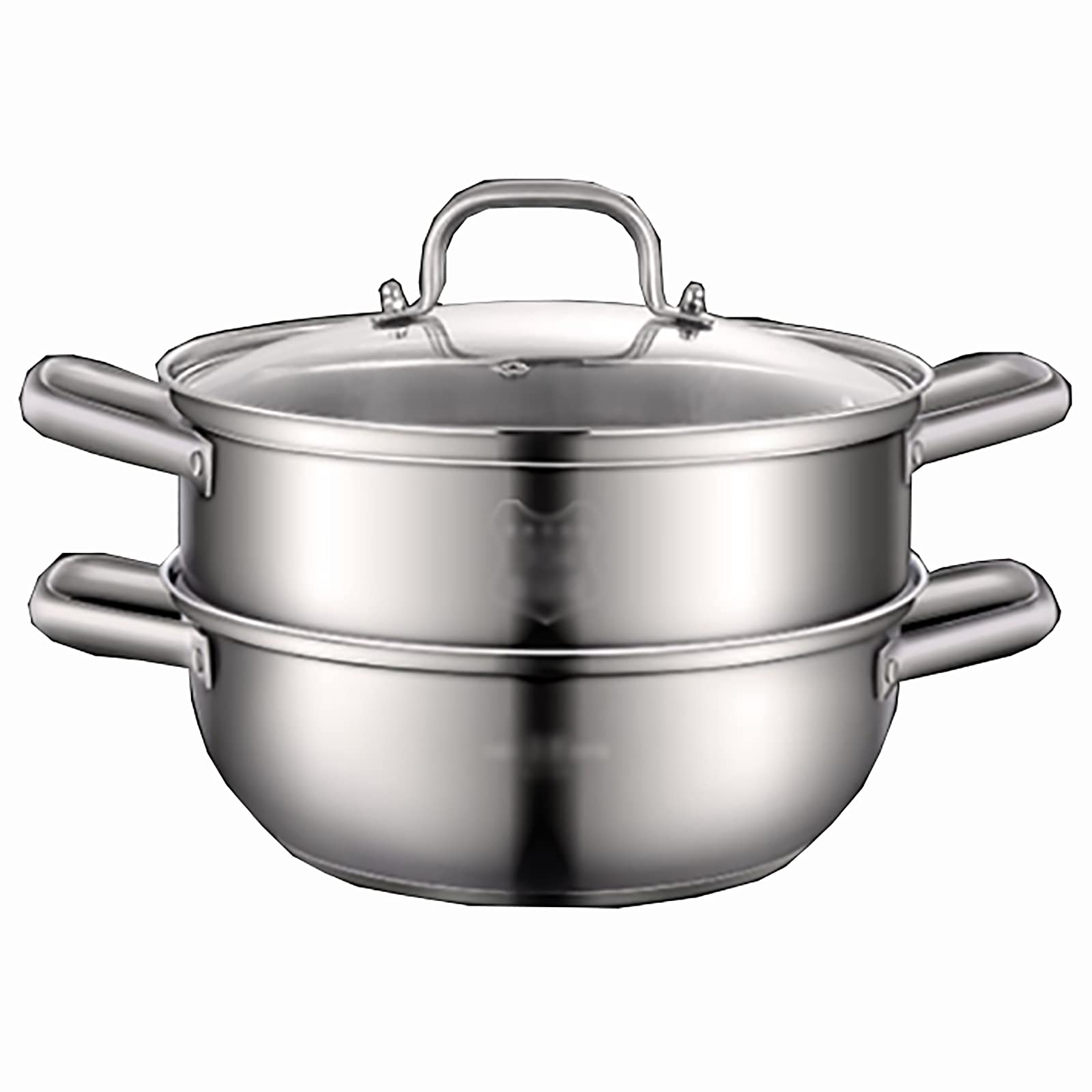Marmite cuiseur à vapeur 32 cm grande capacité pour cuisson saine à induction et gaz