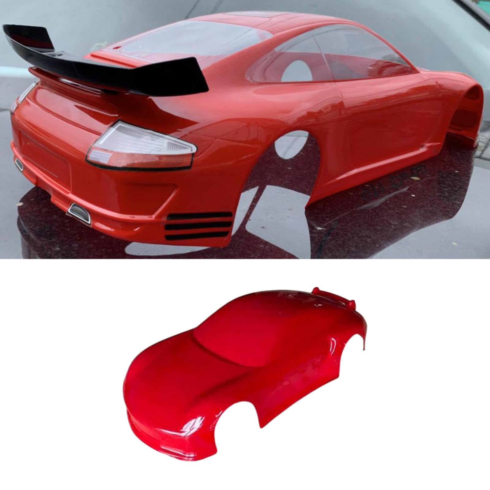 RC Karosserie 1 10 RC Auto Karosserierahmen Ersatzteil PC Hartschale mit Aufklebern Und 260mm für Familien Modellautosammlung Bastler