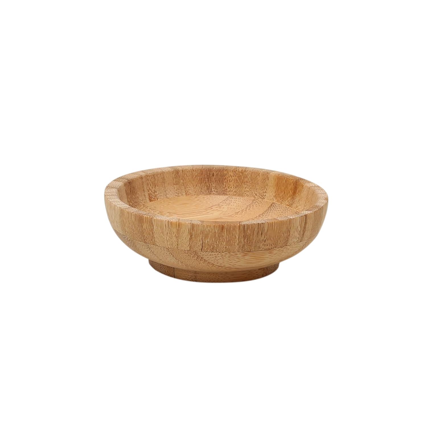 Buy Home Centre Edulis Solid Snack Bowl Bamboo Snack Bowl 10 cm L x 10 cm W x 3.3 cm H