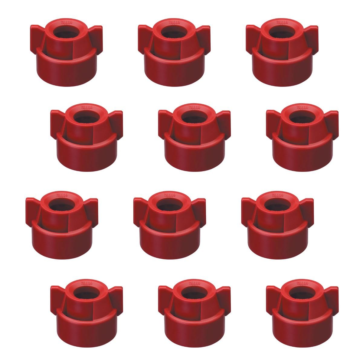 12 of Quick TeeJet Red Nylon Cap Fits TK, TX, TXA, TG, Hose Shanks & Disc Cores Farmer Bob's Parts CP114444A-3-CE
