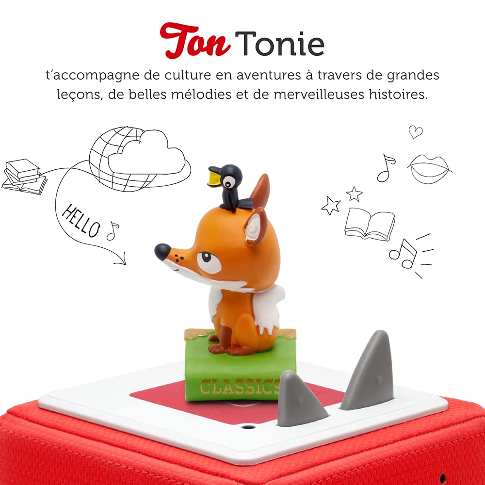 tonies Figurine Mes Classiques préférés : Les Fables de La Fontaine, Personnage avec Histoire Audio pour conteuse Toniebox, audioconte 5 Ans et Plus - boîte à Histoires Vendue séparément