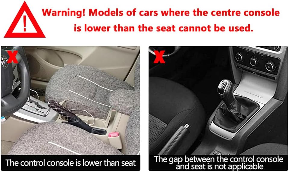 Miniatura 6 de Organizador de llenado de espacio para asiento de automóvil, organizador multifuncional para asiento de automóvil, portavasos ajustable, caja de