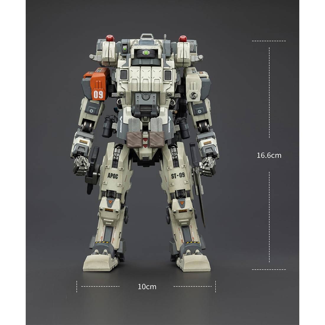 Figurka akcji w skali 1/25, wojskowy model mecha, z całkowicie przegubowymi przegubami i zdejmowanymi, realistycznymi akcesoriami do ekspozycji biurka, budowania scen, entuzjastów