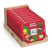 RITTER SPORT Crispy Cookie Vegan, Tavoletta di Cioccolato con Farina di Mandorle