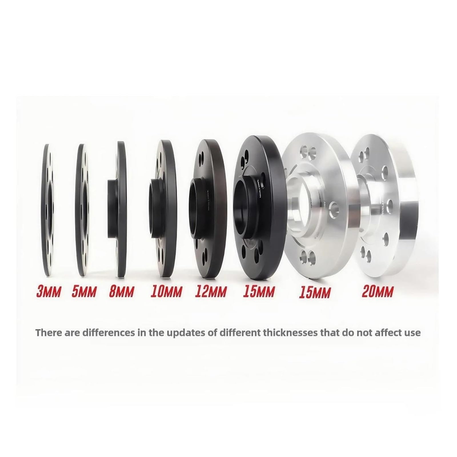 Espaciadores Rueda 2 Espaciadores Rueda Centrados Cubo 4x108 CB 65,1 Mm Para Citroen C6 Para Elysee C5 C2 C3 Para Peugeot 408 508 206 Grosor 3/5/8/10/12/15/20 Mm Separadores(5mm)