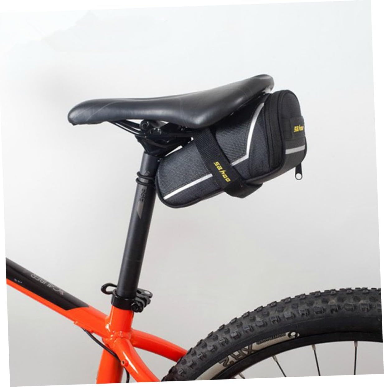 Toyvian Bike Repair Tool Kit with Saddle Bag Portable Maintenance Tools for Outdoor Camping Home Use Durable Fix Tools Tire Inflator and Chain Splitter