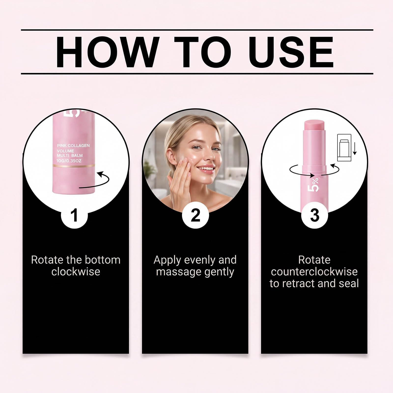 2 sztuki Calcium Multi Balm Stick – Wszystko-w-jednym patyk do pielęgnacji z kolagenem, z Volufiline & NAD+, nawilżający, ujędrniający i przeciwstarzeniowy dla oczu, szyi i twarzy (2)