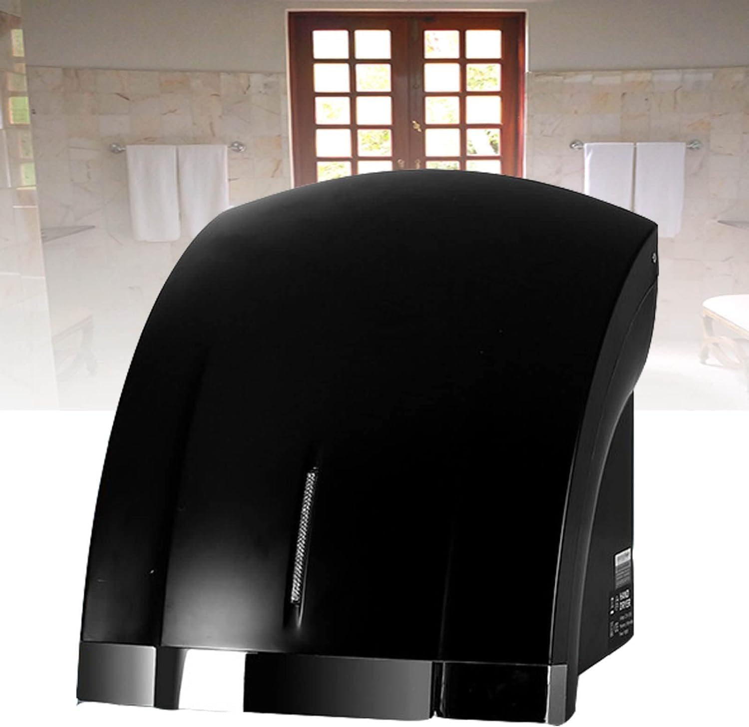 1800w Commercial Hand Dryer1.8m/S Wind Speed/65±15??Hot Air Cold/Hot Air Wall-Mounted Fully Automatic Electric Hand Dryer Suitable for Ktv/Shopping,C