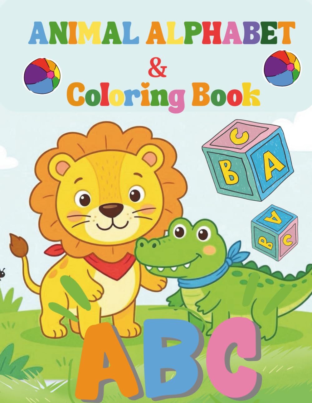 Animal Alphabet Coloring Book: ABC Letter Tracing and Coloring for Kids Ages 3-5