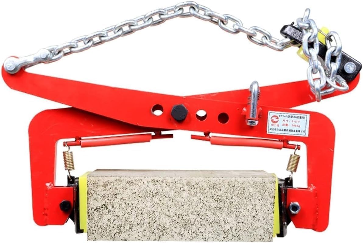 QUSYZD Adjustable Plate Lifting Clamp - 352-600kg Capacity, Heavy-Duty Stone Transport Clamp for Vertical Lifting and Moving Slate, Jaw Opening, Ideal for Construction and,One Color-23inch