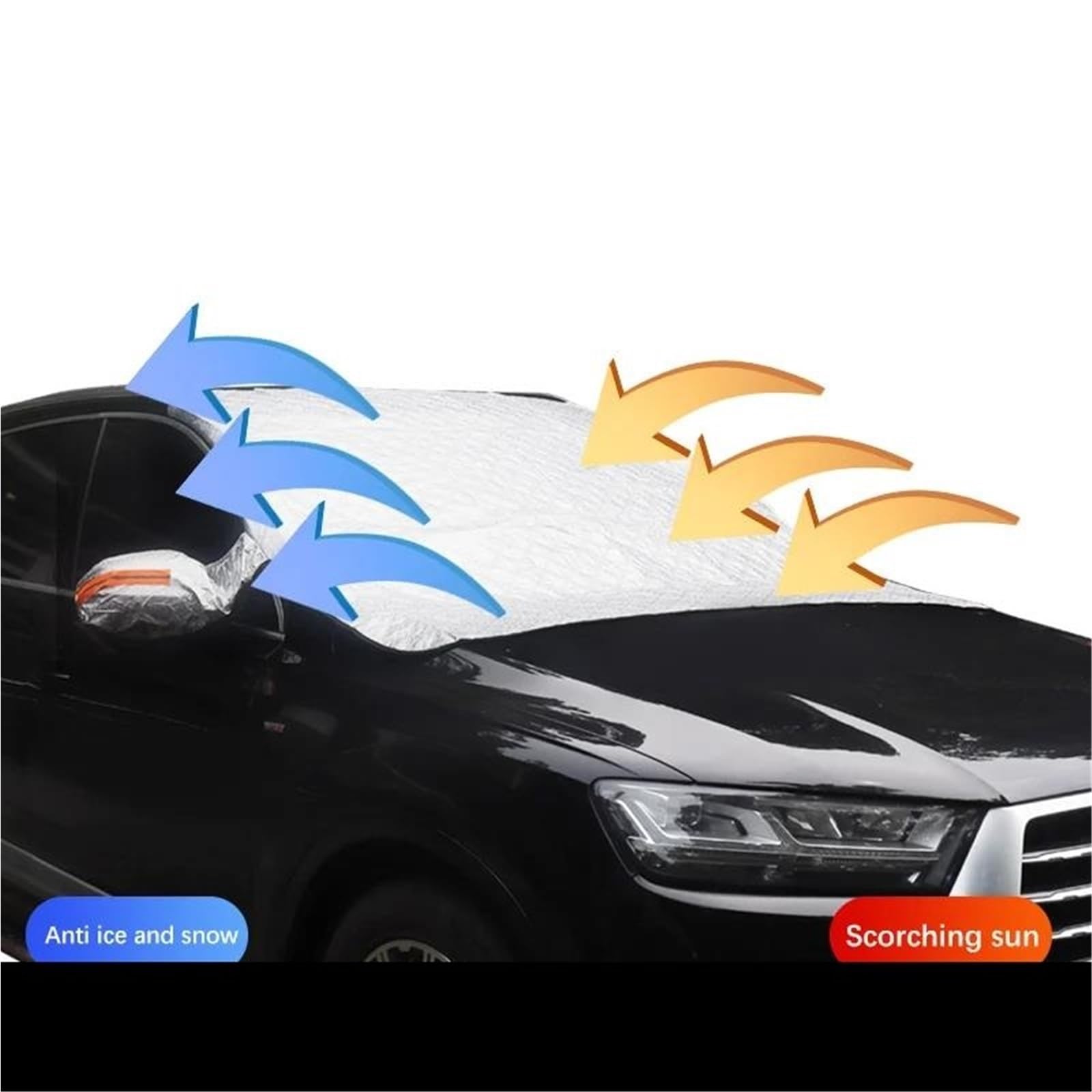 per Nissan per Juke YF15 2010-2014 Paraneve per Auto Copertura Auto Telo Antighiaccio