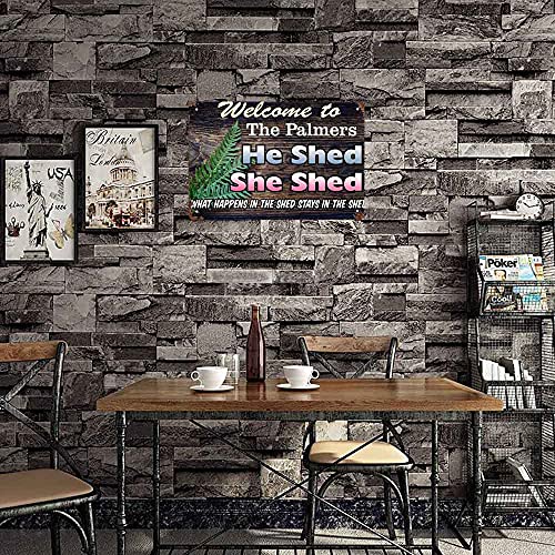 Avcl Vintage Tin Sign with Artificial Rust 8x12inch(20x30cm)—Personalize He Shed She Shed Sign —It is a Fun and Practical Decoration Suitable for Various Occasions. - Image 4