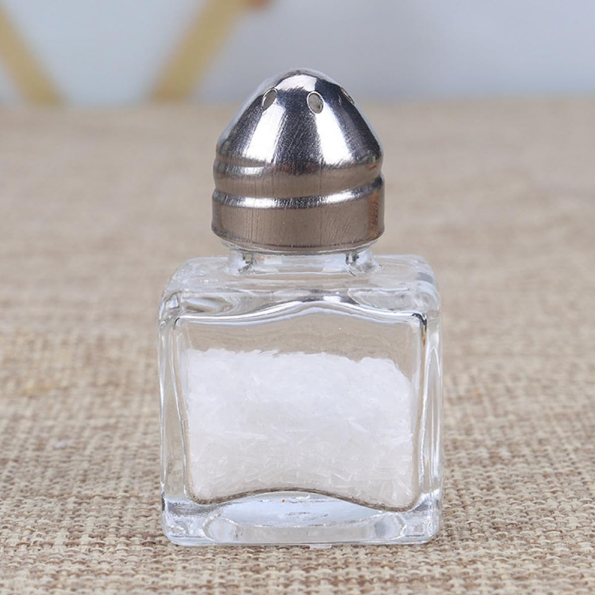 Lot de 10 pots à épices portables en verre et en fer, pour épices fraîches, cuisine, barbecue, idéal pour une pendaison de crémaillère