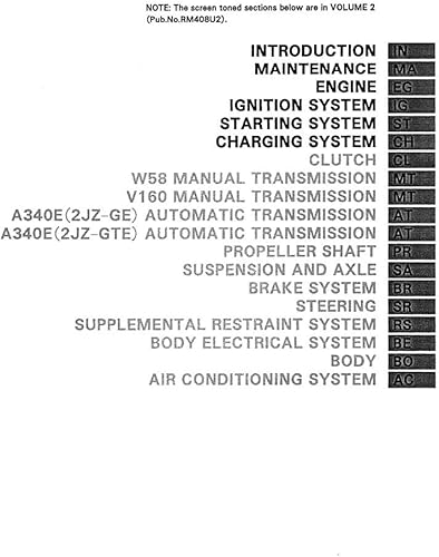 Miniatura 2 de bishko automotive literature 1995 Toyota Supra Shop Service Manual de reparación de libro Motor Drivetrain OEM