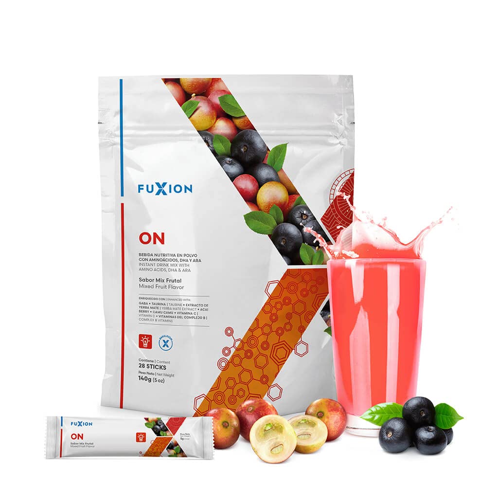 FuXion ON, Delicious Functional Drink That Acts at a Neuronal Level,Activating Your Mind and Preparing You to be More Alert (ON, 28 Sticks)