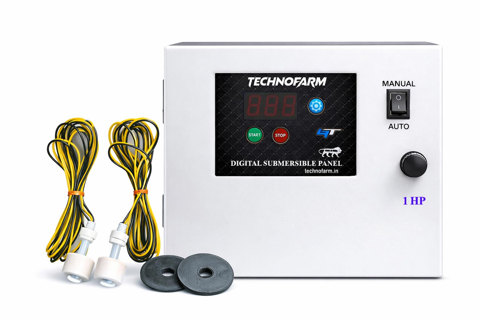 Fully Automatic Submersible Pump Starter with Water Level Controller | Manual & Auto Mode | Dry Run Protection | Single Phase (1HP)-image-0