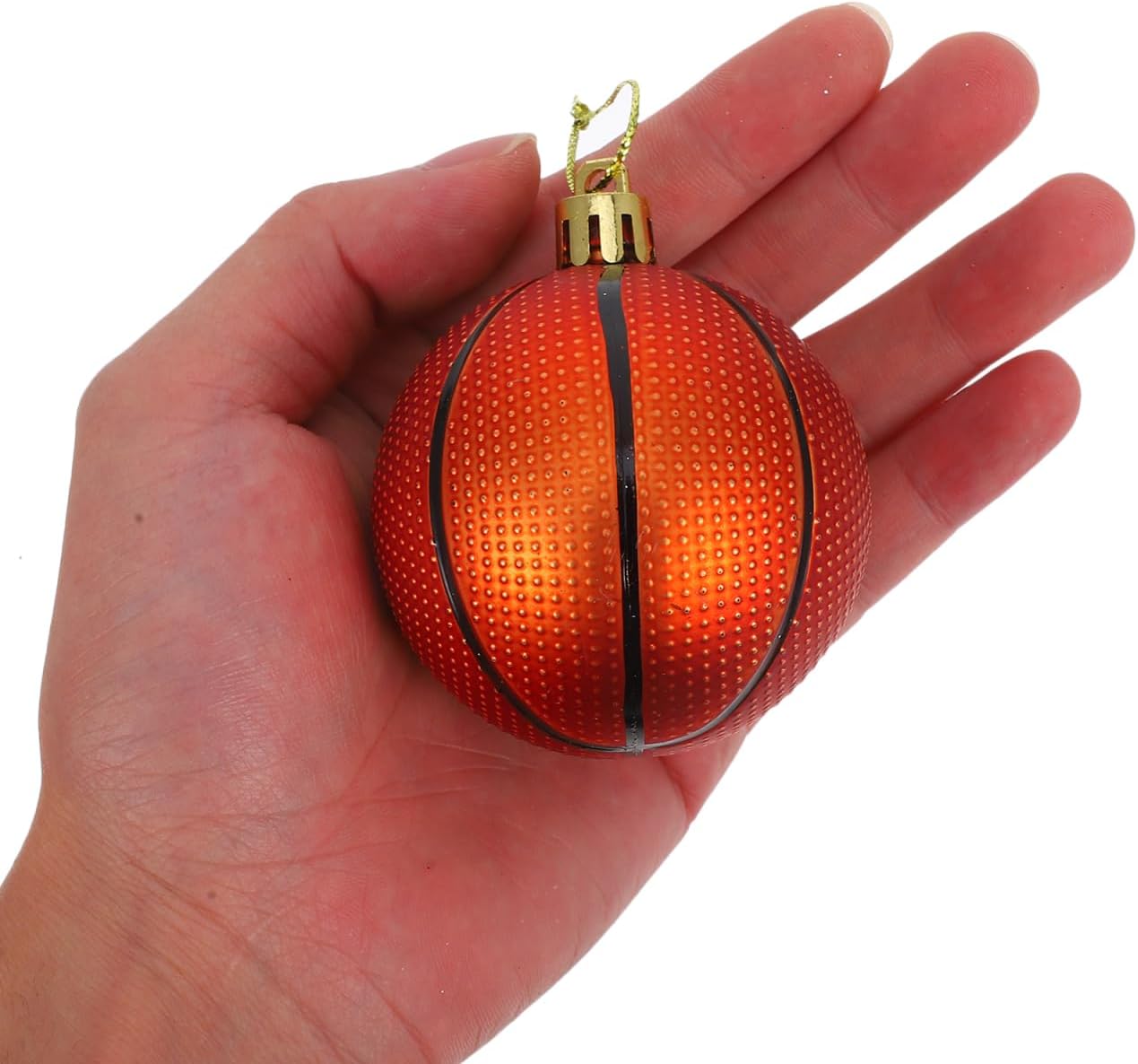 Toyvian Christmas Basketball Ornaments 6Pcs Christmas Tree Hanging Ball for Xmas Tree Sports Party Decorations Indoor Holiday Decor - Image 4