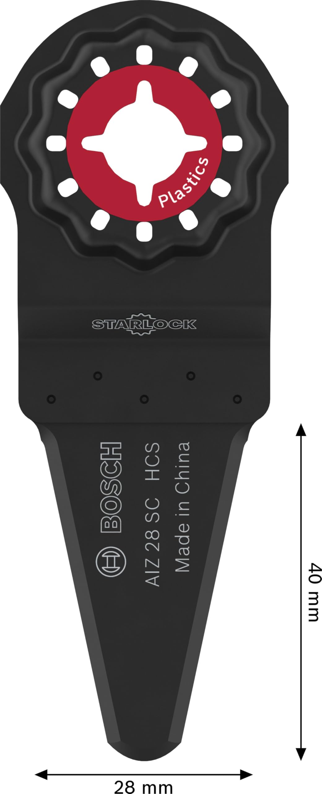 Bosch 10x Couteau à mastic AIZ 28 SC (pour Silicone, Laine minérale, Largeur mm, Professional Accessoire Outil multifonction)