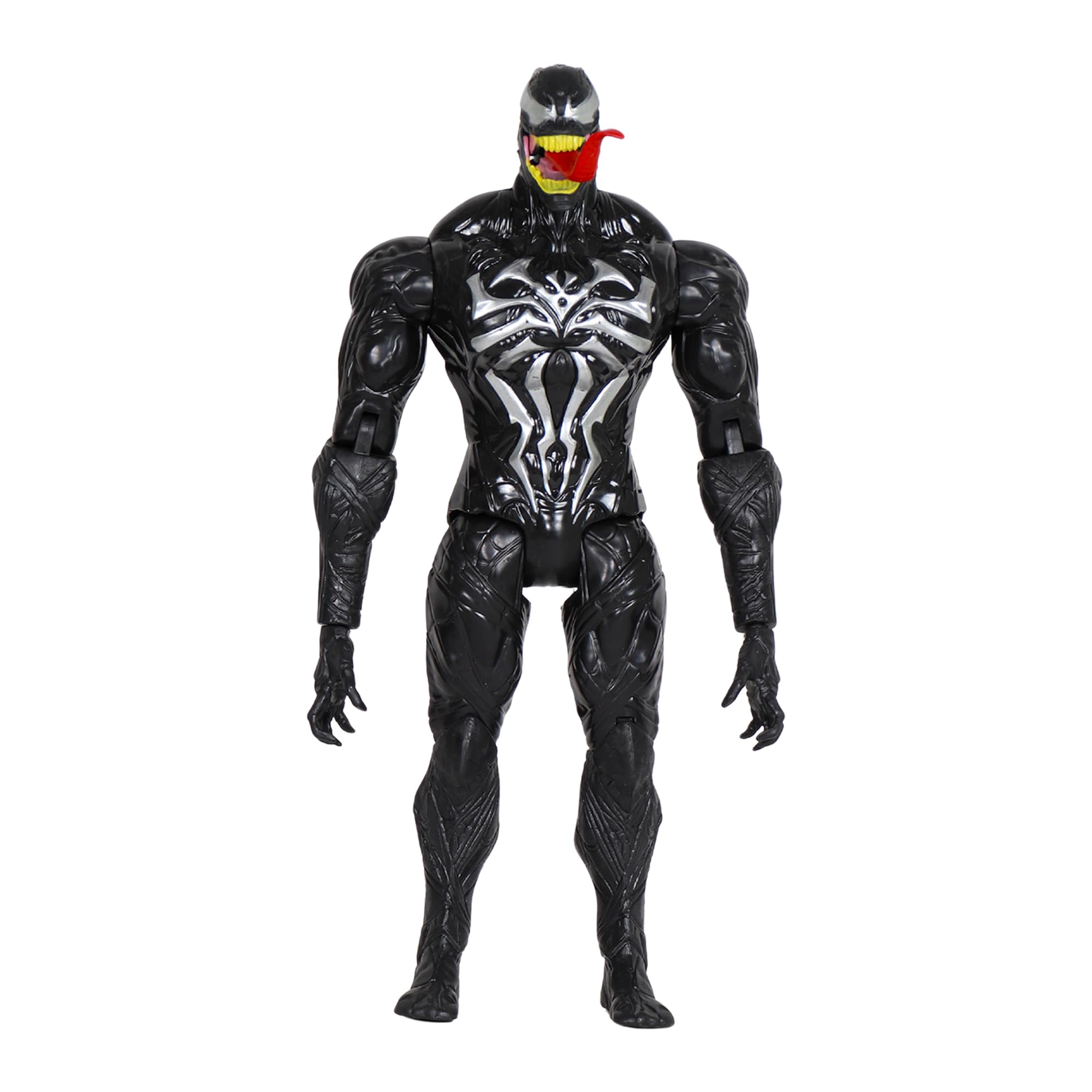 Superhero Action Figure Toys, Kids 12 inch with Light & Sound, Character Toys for Kids (Venom)