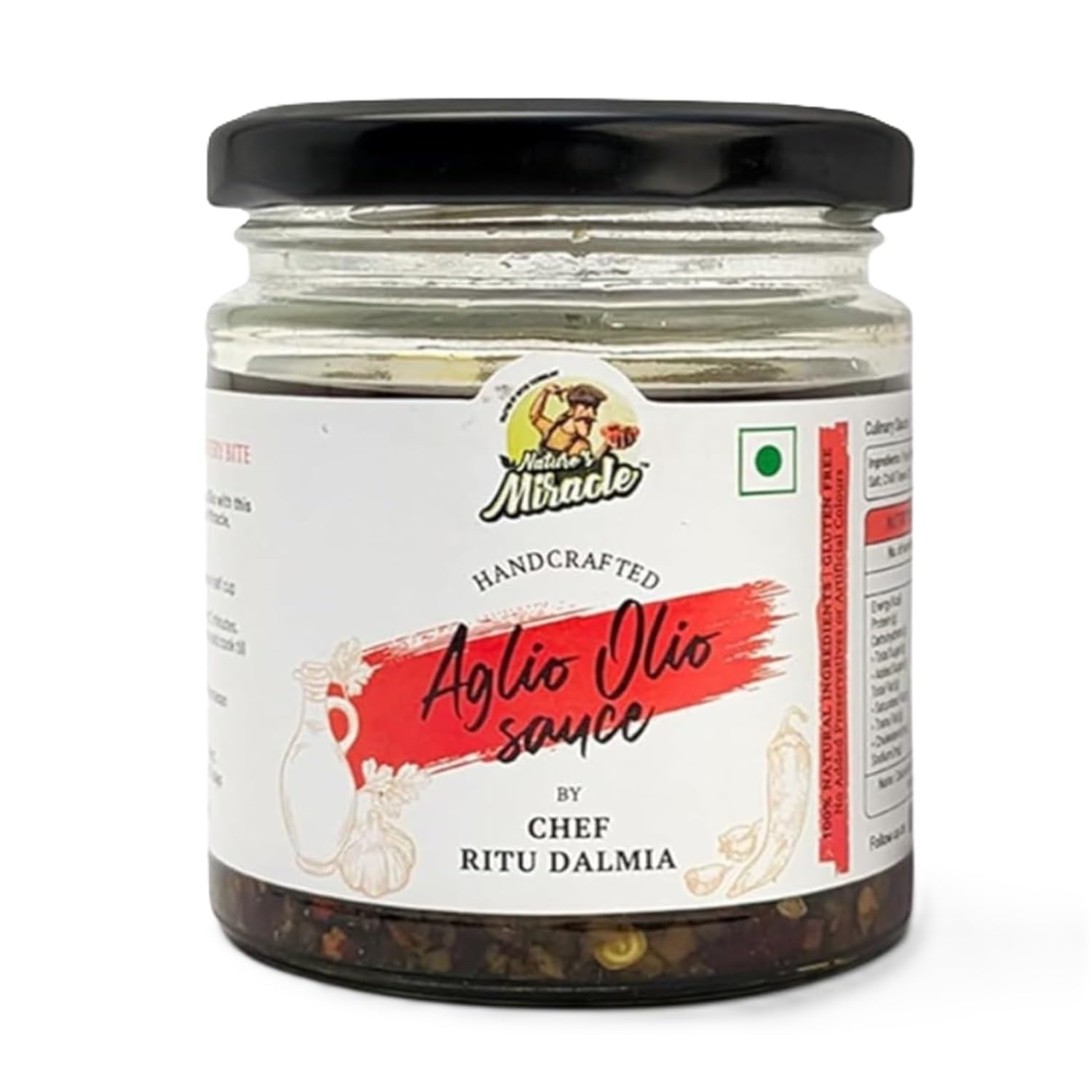 Natures Miracle Aglio Olio Sauce Jar Ready To Eat And Natural Ingredients - 150 Gram (B0CT5QBFL3) Amazon Price History, Amazon Price Tracker