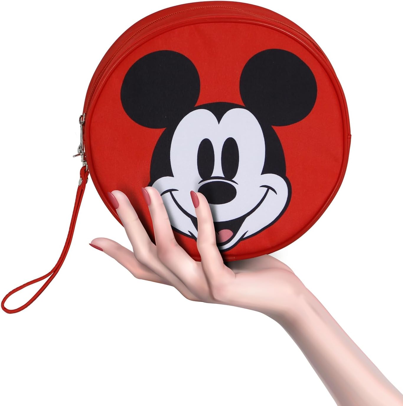 Mickey Mouse Face-Jumbo Toiletry Bag, Black, 21 x 23 cm, Black, One Size, Jumbo Toiletry Bag Face