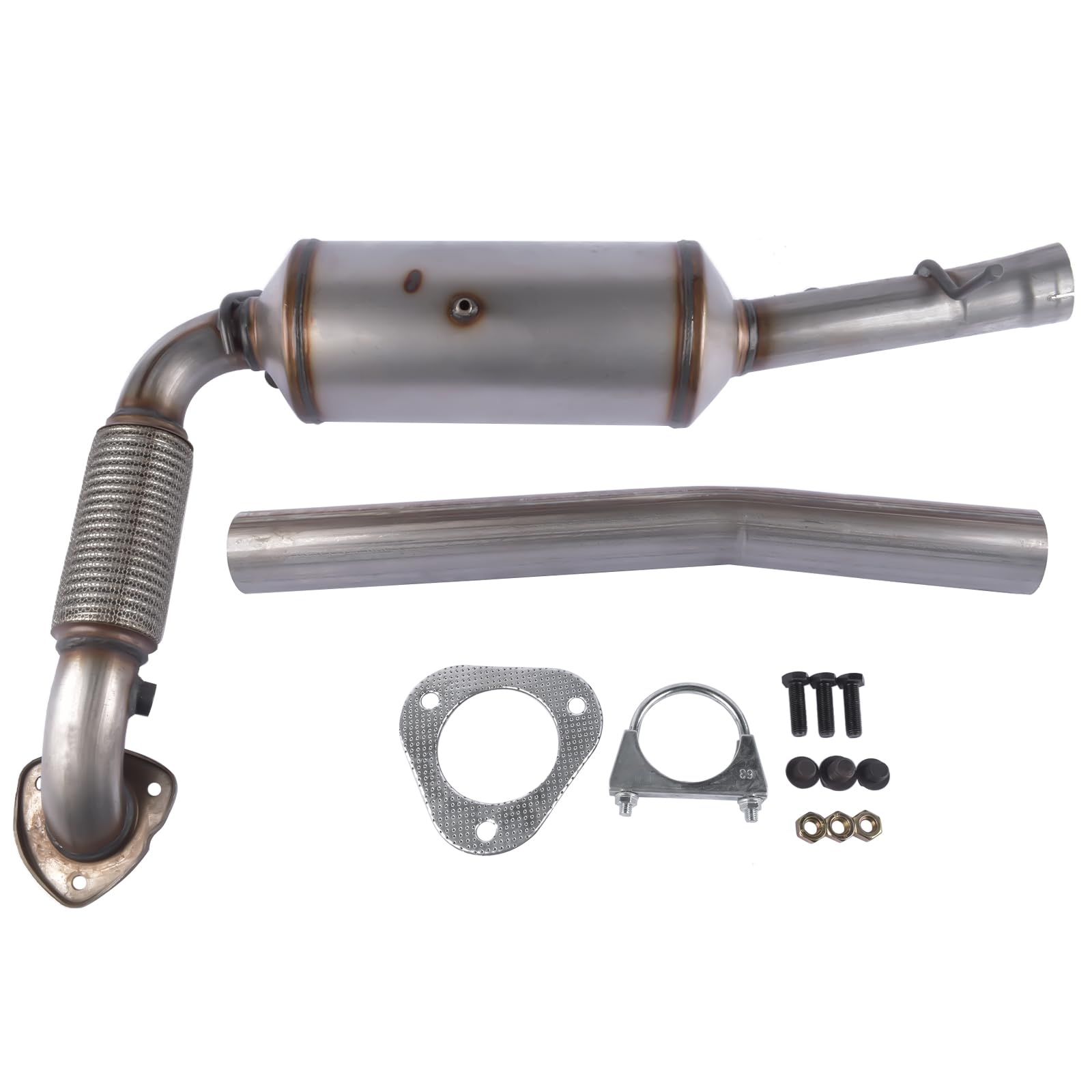 1713342 Filtro de partículas diésel DPF + catalizador compatible con Tr-an-sit 2.2 TDCi 2007- BK315H270CD BK315H270CC GELUOXI