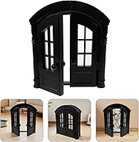 Vista 9 de Dual Access Pet Gate for Cats and Small Dogs Indoor Cat Entrance Panel Simple Installation Privacy Barrier for Home Use Black