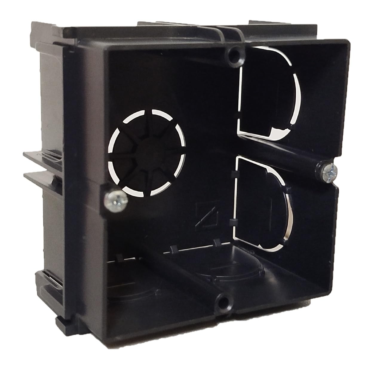 (Pack 6 unidades) Caja mecanismos electricos-Caja empotrar electricidad-Caja enchufes empotrables-llaves de luz enchufe pared-UNIVERSAL-Caja mecanismo enchufe interruptor-65x65x43