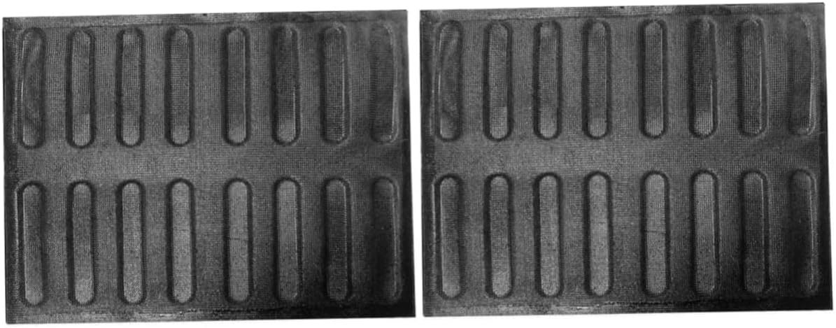 Ciieeo 2pcs Breathable Bread Pan for Baking French Non-stick Cavity Hot Dog Bread Mold for Home and