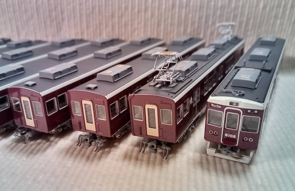GREENMAX 元阪急6000系 能勢電鉄6002編成 基本4両セット