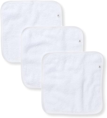 Burt's Bees Baby Paños para bebés, 100% algodón orgánico, suave y súper absorbente tejido de rizo y tela de toalla tejida