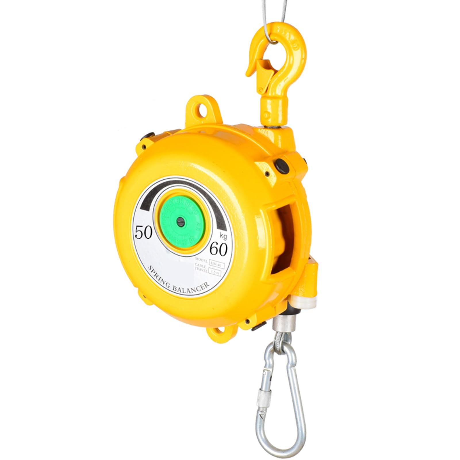 WEKONUMEX Retractable Spring Balancer, Retractable Spring Balancer Multiple Weight Capacities For Hanging Tools In Workshops(50-60kg)