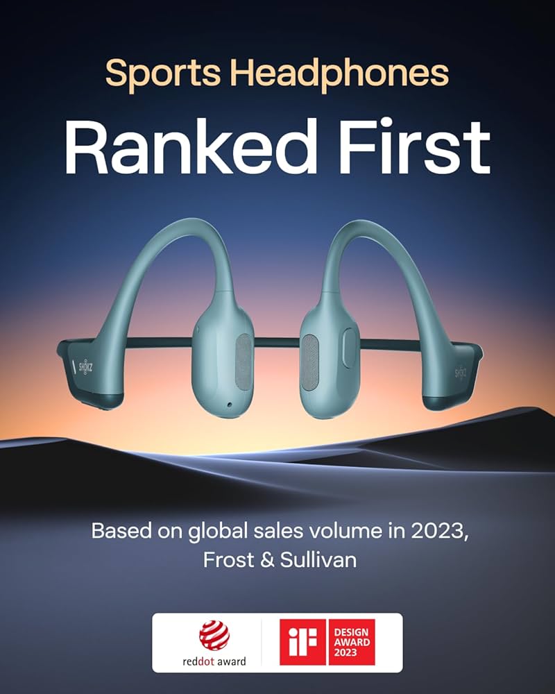 Amazon.com: SHOKZ OpenRun Pro-Bone Conduction Headphones, Open-Ear
