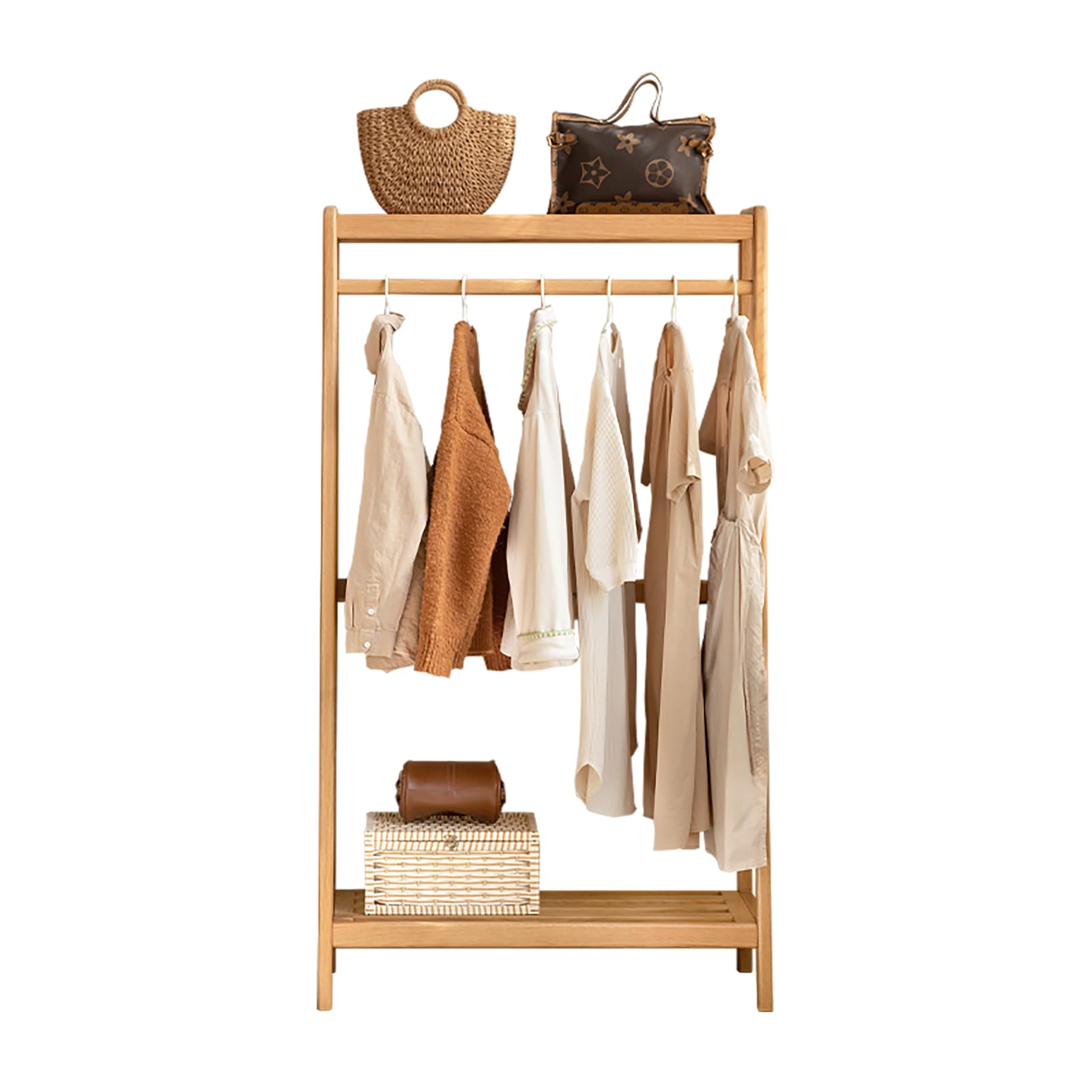 Amazon.com: Wayshome Solid Wood Clothes Rack, Clothing Rack with Amazon.com: Wayshome Solid Wood Clothes Rack, Clothing Rack with