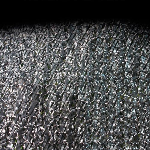 Filet d'ombrage 4x10m avec oeillets pour protection solaire de jardin et serre - 7