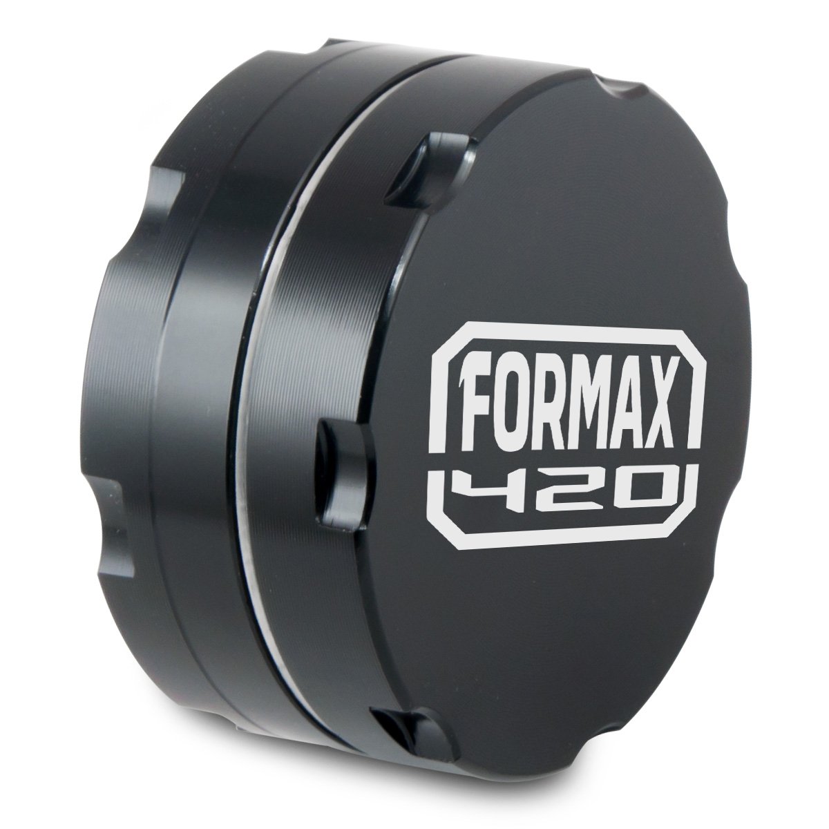 Formax®420 Aluminum Herb Grinder 55mm Black 2 pieces Tobacco Grinder