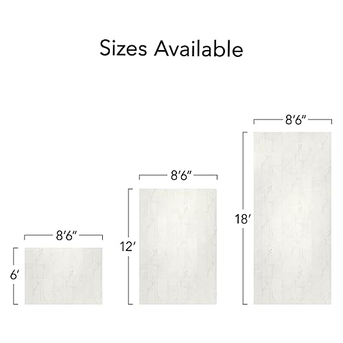 Miniatura 8 de Elite Broken Grey Marble - Rollo de vinilo para suelo de hoja de corte de 8 pies y 6 pulgadas de ancho x 8 pies de largo