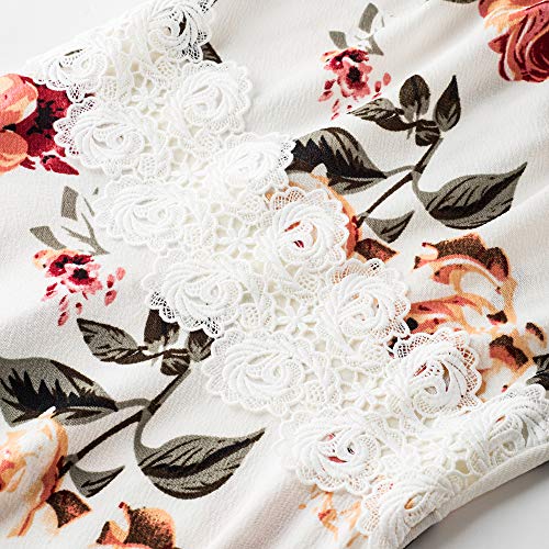 Image of HOMEYEE Women's Cocktail A-Line Embroidery Casual Party Summer Wedding Guest Dress A079